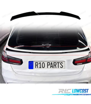 SPOILER BECQUET LAME COFFRE BMW F31 TOURING LOOK M NOIR BRILLANT