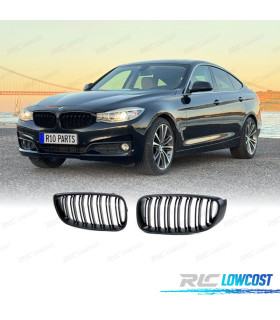 CALANDRES BMW F34 GT 13-16 LOOK M NOIR MAT