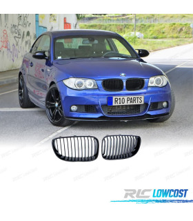 CALANDRES BMW E81 E82 E87 E88 07-11 LOOK M NOIR BRILLANT