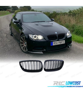 CALANDRES BMW E92 E93 06-10 LOOK M NOIR MAT