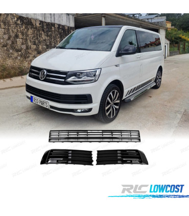 CALANDRES VOLKSWAGEN VW T6 MULTIVAN 15-19 SANS ACC NOIR BRILLANT