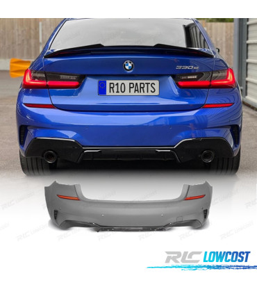 PARE-CHOCS ARRIÈRE BMW G20 19-22 LOOK PERFORMANCE NOIR BRILLANT PDC