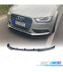 SPOILER LAME FRONTAL AUDI A4 B8 8K 11-15 NOIR BRILLANT