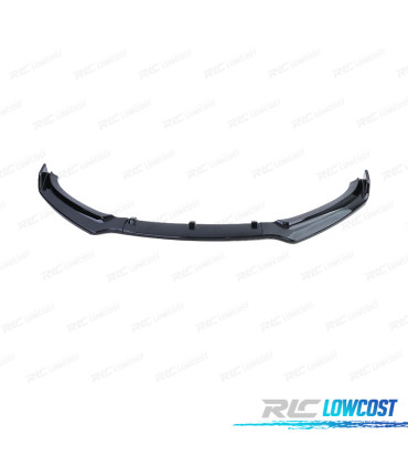 SPOILER LAME FRONTAL AUDI A4 B8 8K 11-15 NOIR BRILLANT