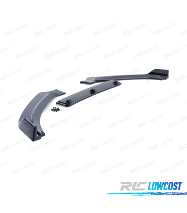 SPOILER LAME FRONTAL AUDI A4 B8 8K 11-15 NOIR BRILLANT