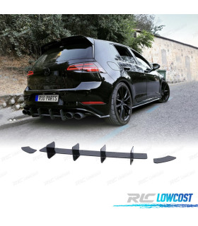DIFFUSEUR ARRIÈRE VW GOLF 7 7.5 GTI NOIR BRILLANT
