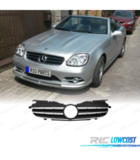 CALANDRE SPORT MERCEDES SLK R170 96-04 NOIR CHROMÉ