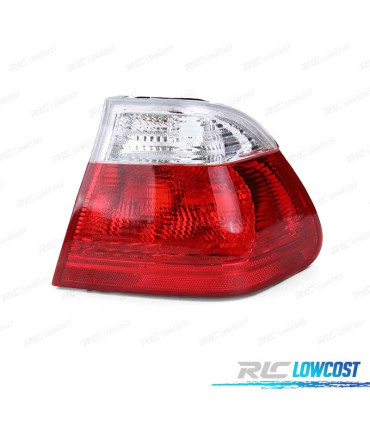 FEU ARRIÈRE EXTERIEUR DROIT BMW E46 4P 98-01 BLANC ROUGE
