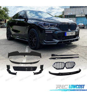 KIT CARROSSERIE BMW X6 G06 20-21 LOOK BLACK KNIGHT NOIR BRILLANT