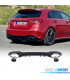 DIFFUSEUR MERCEDES CLASSE A W177 18- LOOK AMG NOIR BRILLANT + EMBOUTS D'ÉCHAPPEMENT