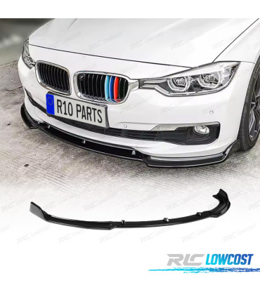 SPOILER LAME FRONTAL BMW F30 F31 11-18 BERLINE TOURING NOIR BRILLANT