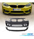PARE-CHOCS FRONTAL BMW F32 F33 F36 LOOK M4 SRA ANTIBROUILLARD + SPOILER LIP