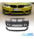 PARE-CHOCS FRONTAL BMW SÉRIE 4 F32 F33 F36 13-18 LOOK M4 SRA ANTIBROUILLARD + SPOILER LIP
