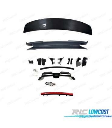 AILERON SPOILER AVEC AÉRODYNAMIQUE ACTIVE PORSCHE CARRERA 992 19-23 FIBRE DE CARBONE