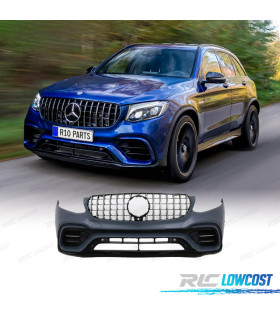 PARE-CHOCS FRONTAL MERCEDES GLC X253 SUV 15-18 LOOK AMG PDC