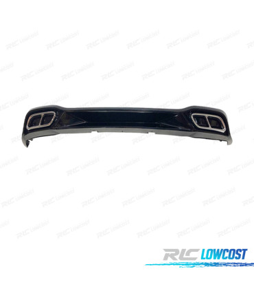 DIFFUSEUR VOLKSWAGEN VW GOLF 8 21-23 LOOK R LINE DOUBLE SORTIE