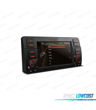 AUTORADIO 2DIN 7" BMW SÉRIE 3 E46 98-06 USB GPS TACTIL HD TYPE OEM