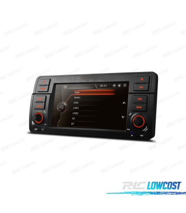 AUTORADIO 2DIN 7" BMW SÉRIE 3 E46 98-06 USB GPS TACTIL HD TYPE OEM
