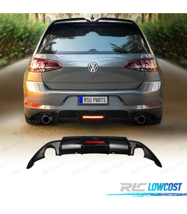 DIFFUSEUR VOLKSWAGEN VW GOLF 7.5 17-20 + FEU STOP LOOK TCR