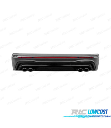 PARE-CHOCS ARRIÈRE VOLKSWAGEN TIGUAN 16-24 LOOK R CHROMÉ