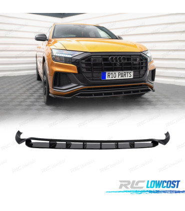SPOILER LIP AUDI SQ8 18-24 LOOK S LINE NOIR BRILLANT