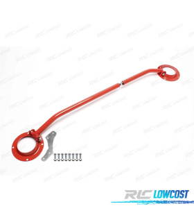 BARRE ANTI-RAPPROCHEMENT RÉGLABLE VOLKSWAGEN VW GOLF 3 91-97 ROUGE ACIER