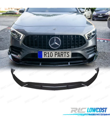 LÈVRE DE SPOILER MERCEDES CLASSE A W177 18-22 LOOK BRABUS NOIR BRILLANT