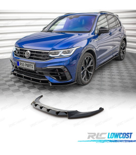 SPOILER LIP VOLKSWAGEN VW TIGUAN 16-24 LOOK R NOIR BRILLANT