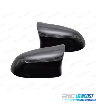 COQUES DE RÉTROVISEURS BMW F15 F16 F25 F26 NOIR BRILLANT
