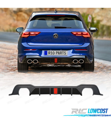 DIFFUSEUR VOLKSWAGEN VW GOLF 8 + FEU STOP OO---OO