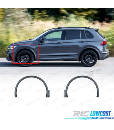 ÉLARGISSEURS D’AILES AVANT VOLKSWAGEN VW TIGUAN 20-24 LOOK R-LINE