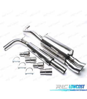 POT D'ÉCHAPPEMENT VOLKSWAGEN VW LUPO 98-05 DOUBLE SORTIE