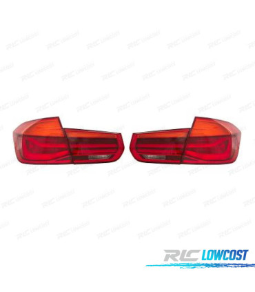 FEUX ARRIÈRE BMW F30 11-15 BERLINE TUBE LIGHT ROUGE AMBRE