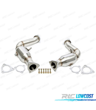 SUPPRESSEUR DOWNPIPE AUDI A8 09-17 ACIER AVEC CATALYSEUR