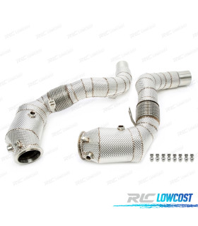SUPPRESSEUR DOWNPIPE BMW F10 F11 F07 13-17 CATALYSEUR PROTECTEUR THERMIQUE
