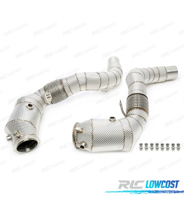 SUPPRESSEUR DOWNPIPE BMW X6 F16 14-19 CATALYSEUR PROTECTEUR THERMIQUE