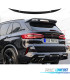 SPOILER AILERON BMW X5 G05 19-23 LOOK M NOIR BRILLANT