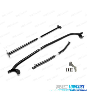 BARRES ANTI-RAPPROCHEMENT RÉGLABLES VOLKSWAGEN VW GOLF MK4 97-03 NOIR