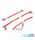 KIT BARRES ANTI-RAPPROCHEMENT RÉGLABLES VOLKSWAGEN VW POLO 6N 94-01 ROUGE