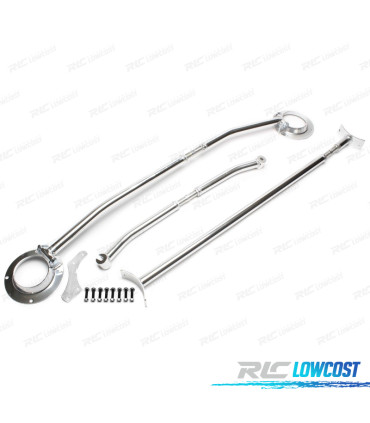 KIT BARRES ANTI-RAPPROCHEMENT RÉGLABLES VOLKSWAGEN VW JETTA II 84-91 ALUMINIUM