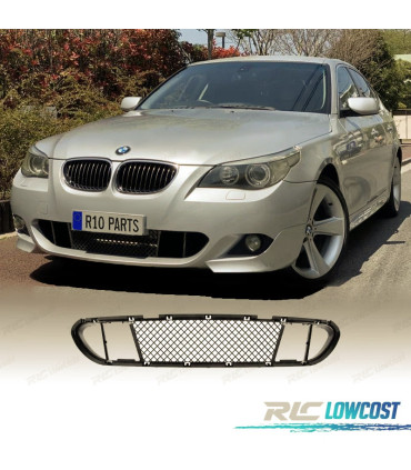 GRILLE INFÉRIEURE CENTRALE BMW E60 E61 PARE-CHOCS LOOK M NOIR