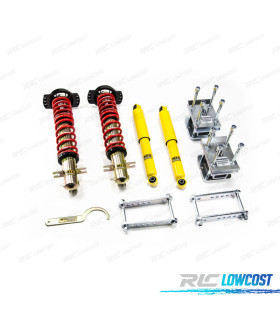 KIT SUSPENSION FILETÉE EIBACH MTS + COPEAUX RÉGLABLES VOLKSWAGEN VW CADDY I 82-92