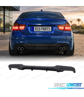 DIFFUSEUR ARRIÈRE BMW E90 E91 LOOK M PERFORMANCE NOIR MAT
