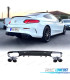 DIFFUSEUR MERCEDES CLASSE C C205 A205 14-18 LOOK AMG PDC + EMBOUTS D'ÉCHAPPEMENT NOIR