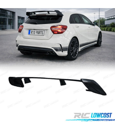 AILERON MERCEDES CLASSE A W176 LOOK AMG A45 NOIR BRILLANT