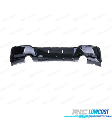 DIFFUSEUR BMW F20 F21 11-15 LOOK M PERFORMANCE NOIR BRILLANT O---O