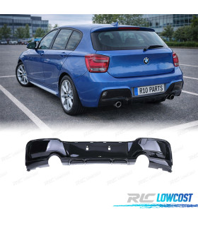 DIFFUSEUR BMW F20 F21 11-15 LOOK M PERFORMANCE NOIR BRILLANT O---O