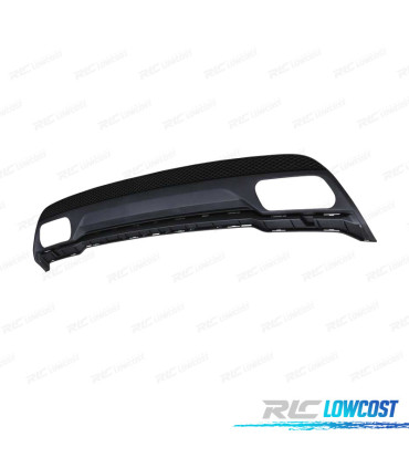 DIFFUSEUR MERCEDES CLASSE A W176 LOOK AMG A45 DOUBLE SORTIE