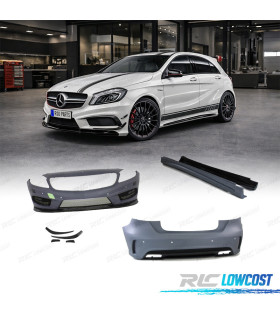 KIT CARROSSERIE MERCEDES CLASSE A W176 LOOK AMG A45 PDC SRA