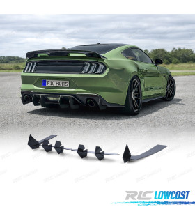 DIFFUSEUR FORD MUSTANG 15-17 NOIR BRILLANT